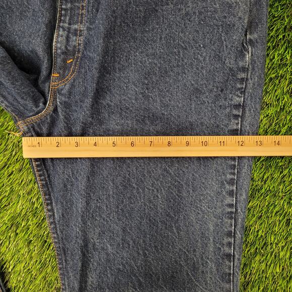 Vintage LEVIS 517 Bootcut Jeans 38x31 Dark-Wash - Picture 10 of 16